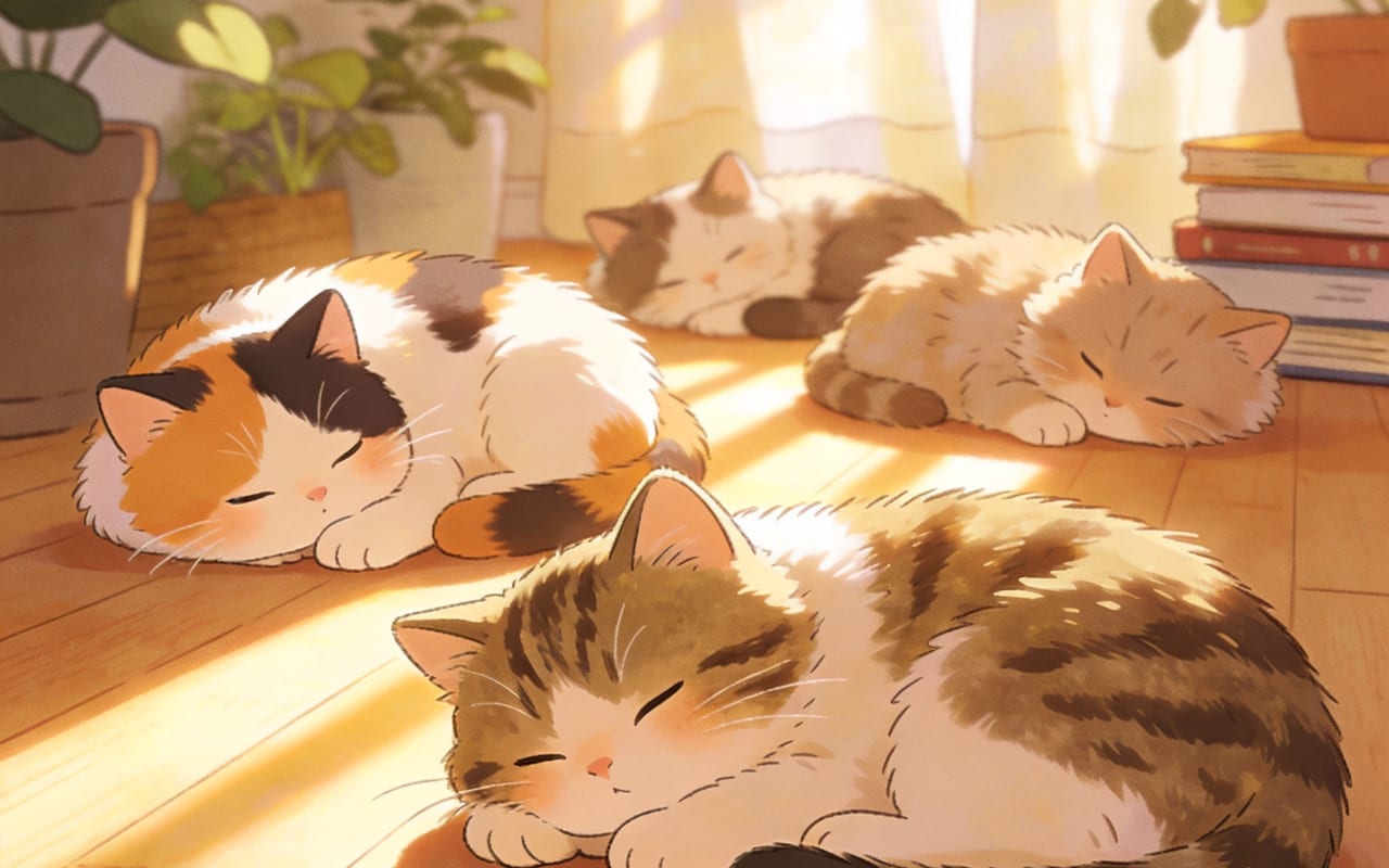 【高清壁纸】猫咪治愈合集:20张把铲屎官的心都萌化的猫咪美图,手机电脑都有